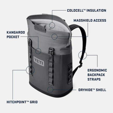 Yeti Hopper Backpack M12 - Charcoal