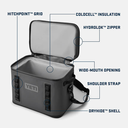 Yeti Hopper Flip 18 - Charcoal